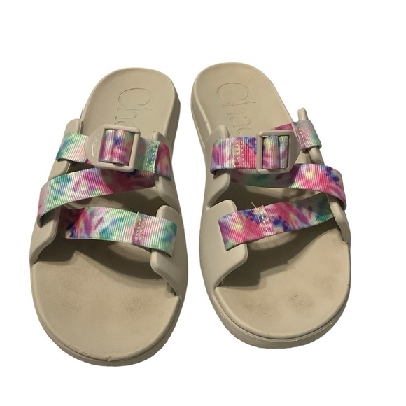 Chaco Chillos Sandals‎ size 6 Light Tie Dye Waterproof - Picture 1 of 8